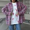Cross2026 Spring/Autumn Women's Fashion Hoodie - Blue/Red Letter Print