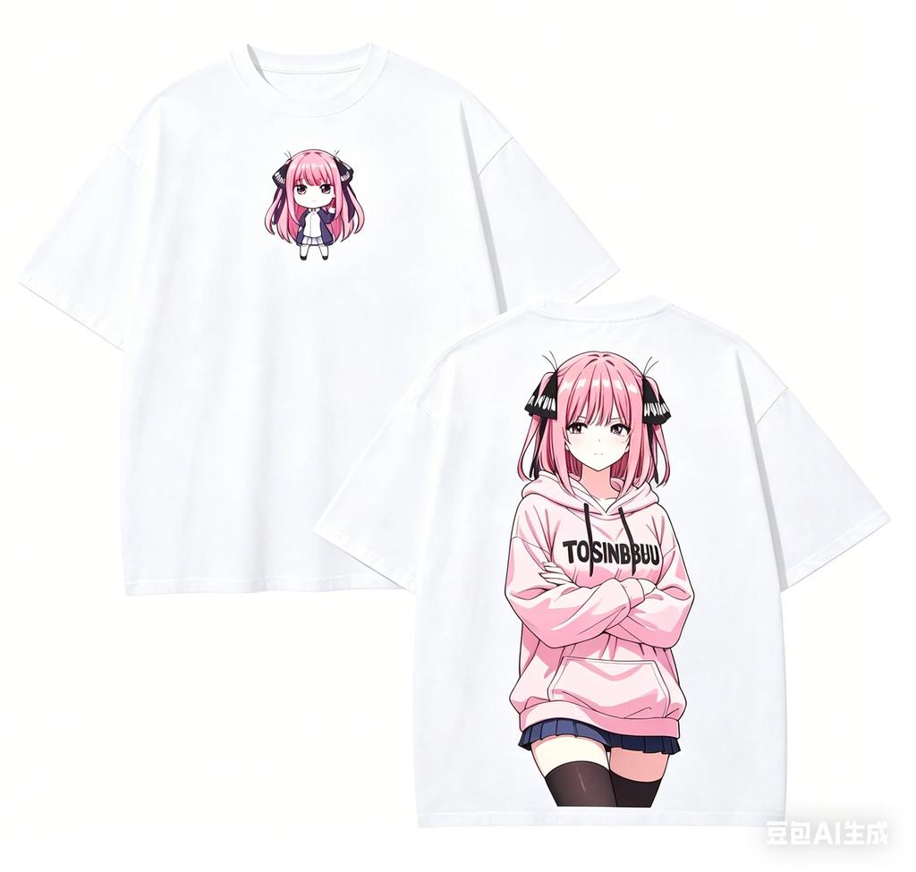 The Quintessential Quintuplets Nino Nakano Classic Cotton TShirt New Personalized Clothing Loose Fit AllSeason