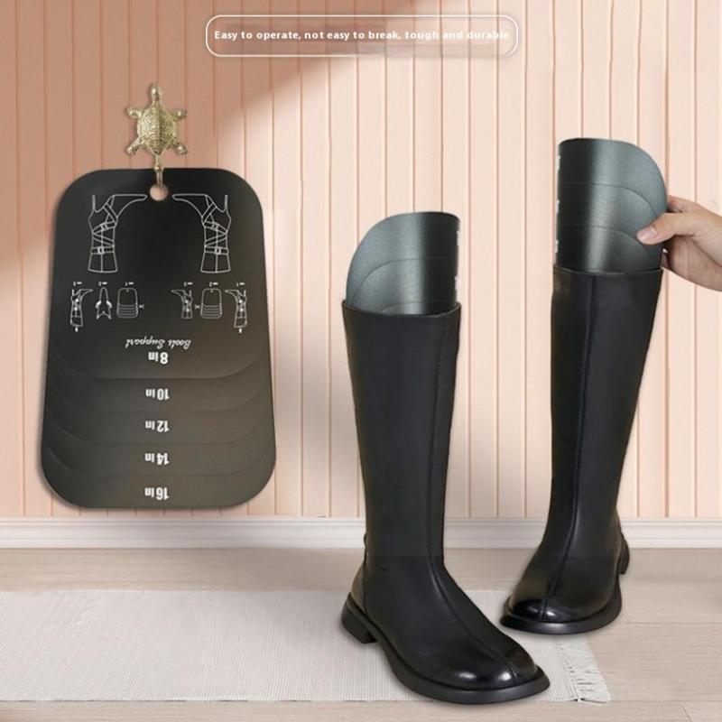 1Pcs White/Black Boot Shaper Stand Form Inserts Tall Boot Support Keep Boots Tube Shape For Women Men Plastic Long Boots Support