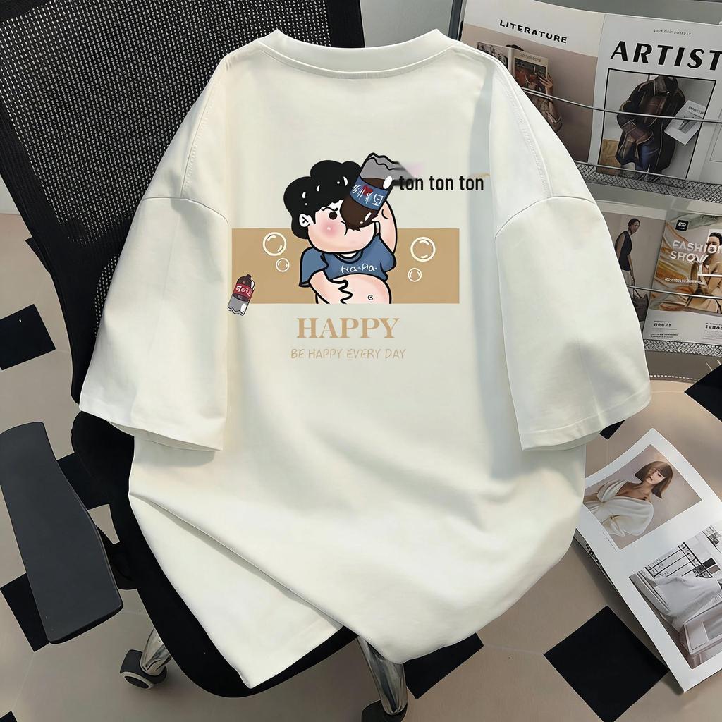 Chic Loose Fit Cotton T-shirt - Women's High-End Summer 2026 Design