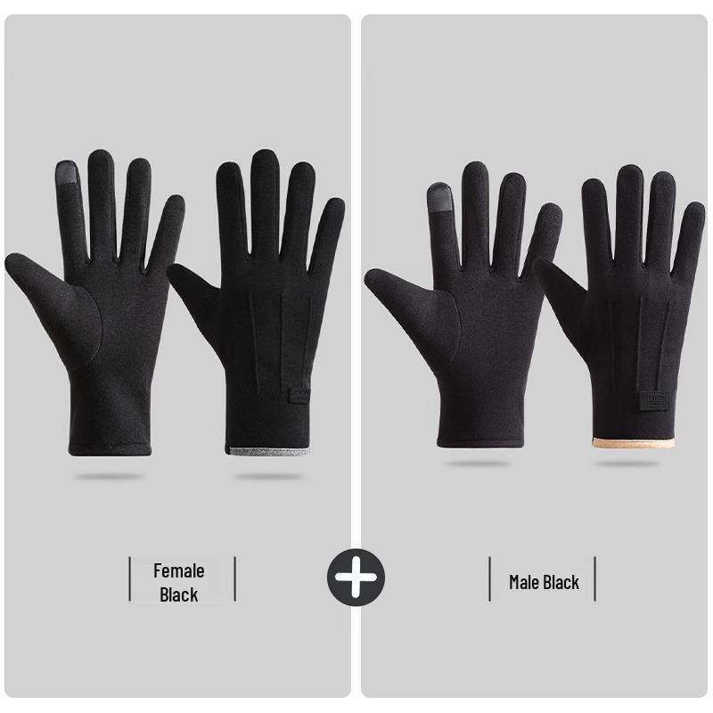 Women's Winter Windproof Touchscreen Non-slip Gloves for Outdoor Riding