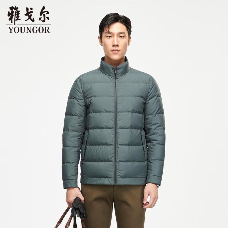 YOUNGOR Men s Business Casual Winter Down Jacket 175/96A темно-зеленого