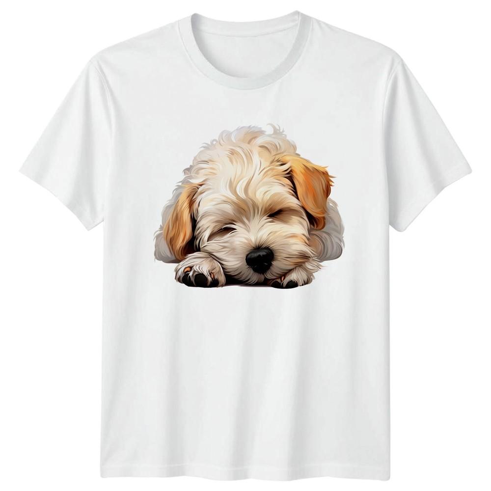 Sleeping Puppy Dogs Animals Unisexs TShirt Unisexs Tee Graphic Unisex Top c S