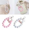 Lovely Bowknot Cherries Keychain Pendant Unique Keyring Hanging Ornament Phone Pendant Backpack Decoration Jewelry Gift
