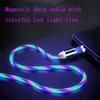 Data Line LED Magnetic Micro USB Cable Android Type-C IOS Fast Charging Cable for Mobile Phone