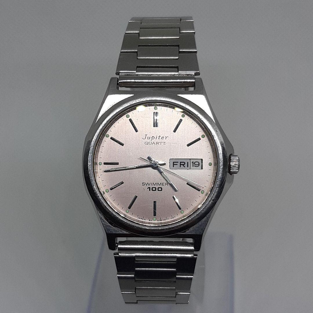 Used ORIENT Jupiter SWIMMER 100 Day Date Watch Working Item