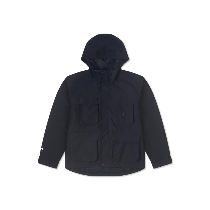 

New Converse Jackets Coats Men s Black 10026948-A03 XL