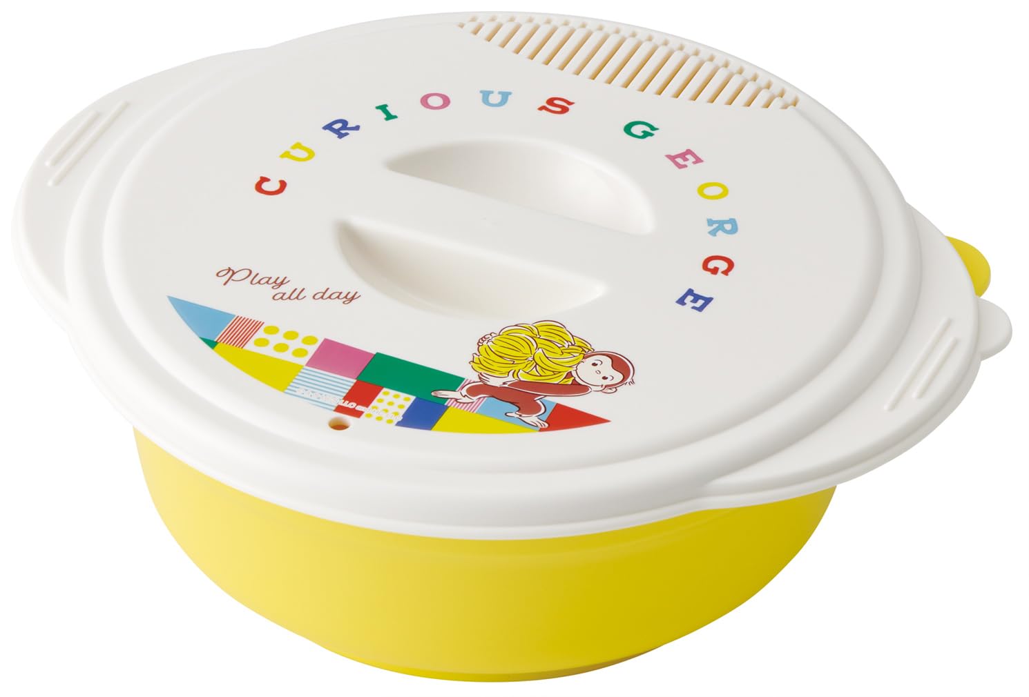 

Skater Instant Ramen Maker with Drain Made in Curious George Spout, 1.2L, Japan, Block, UDR1N-A