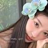 Butterfly Orchid Flower Hair Clip for Women - Side Bangs Clip with Free Shipping