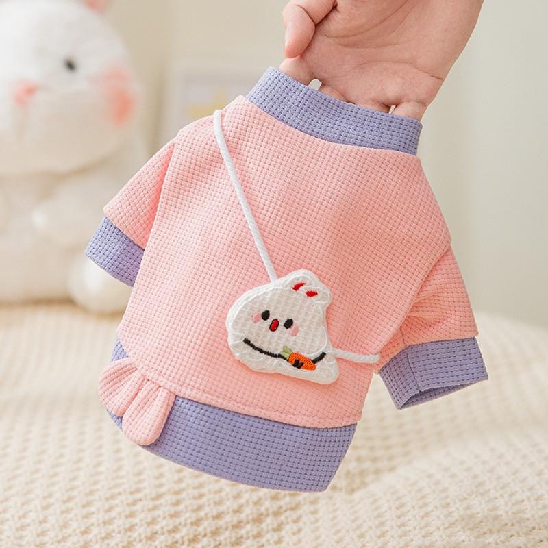 Bear cute puppy dog sweater spring and summer teddy bear medium and small dog puppy cat autumn and winter pet clothes