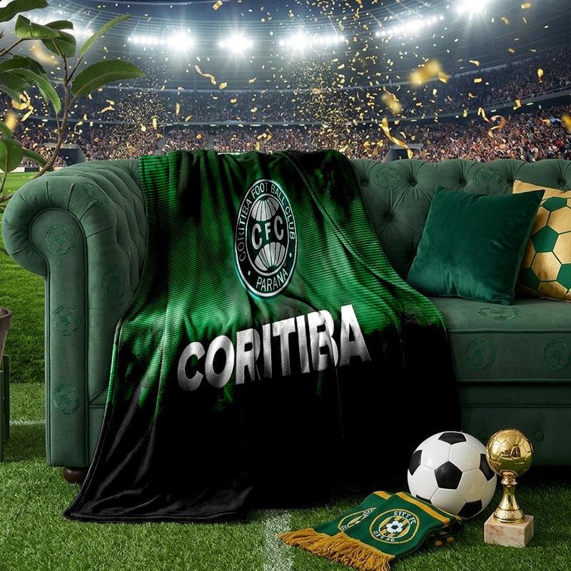 Coritiba Football Club Return Throws Blanket Flannel Blankets Plush for Couch Bed Gifts for Men Women Travel picnic blanket Christmas fan gifts