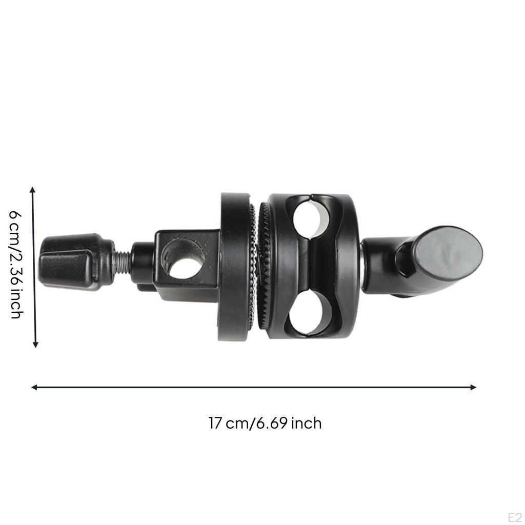 Photography Clamp Adapter AllstudioGrade Metal with Adjustable Joint Locking Mount for