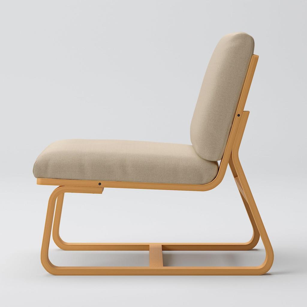MUJI Sofa Chair Cover for Living Room and Dining Cotton Heather KB4QBA2A Room, Canvas, Beige,