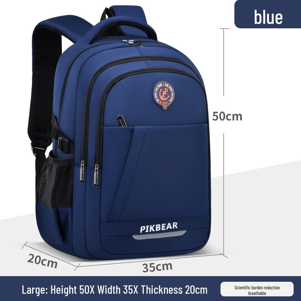 Lightweight, Spine-Supporting Casual Backpack for Boys Grades 2-6