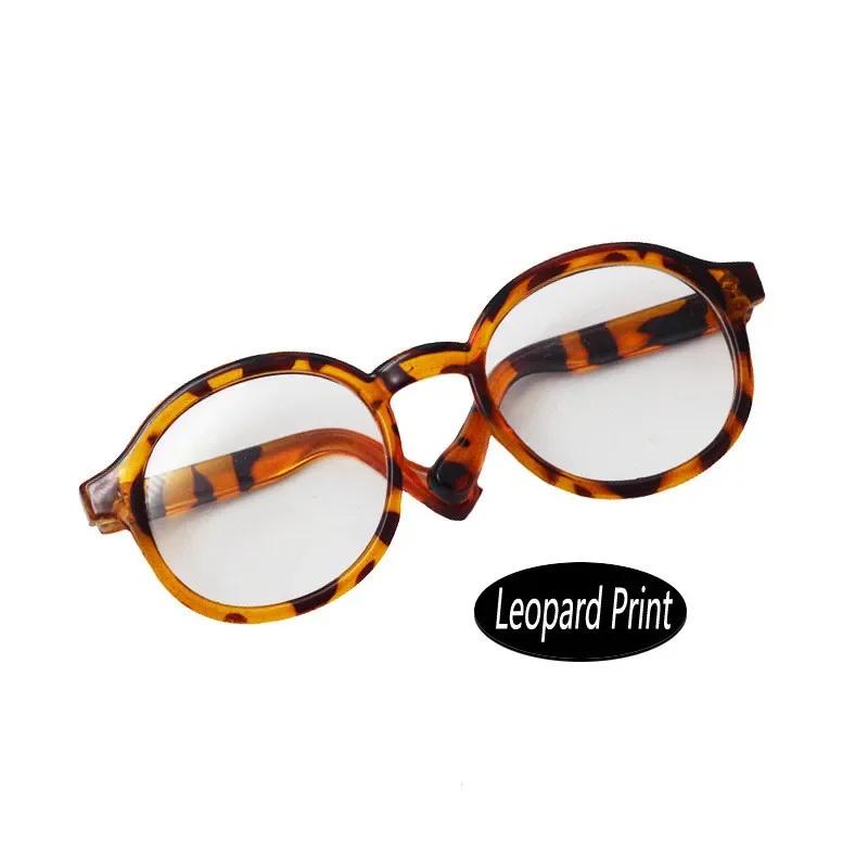 For 17cm Labubu Glasses Mini Cute Transparent Plastic Sunglasses for The Monster Doll SD Plush DIY Dolls Labubu Accessories