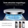Coque de protection - BOOLING - iPhone 17 Pro - Antichoc - Transparent - Avec Cercle Magnétique