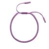 Unisex Bracelet Solid Color Handmade Rope Braided Lucky Bangle Jewelry for Party
