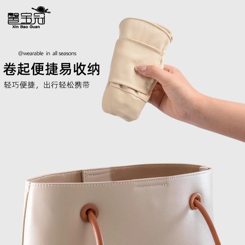 New Spring and Summer Hat Femininity Versatile Face Small Bucket Hat Fashion High Sense Bow Basin Hat