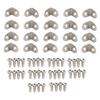 Furniture Corner Connectors Stainless Steel Heavy Duty Angle Brackets for Wood Furniture Cabinets Tables and Chairs