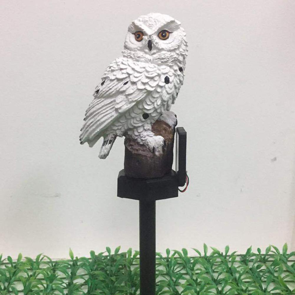 Light Night Solar LED Powered Lawn Lamp Garden Yard Decor Outdoor Shape Owl