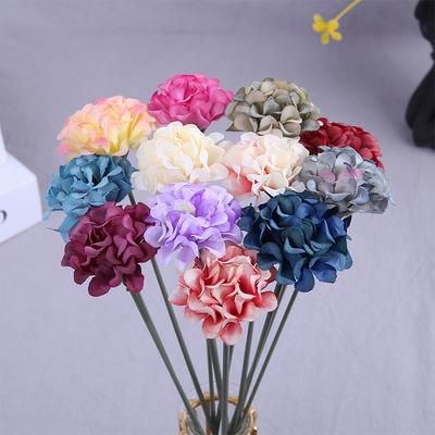 10/20 Stück Hortensien Kunstblumenköpfe für Heimzimmerdeko Kunstblumen Party Hochzeitsdekoration Bastelarbeiten DIY Geschenke Zubehör