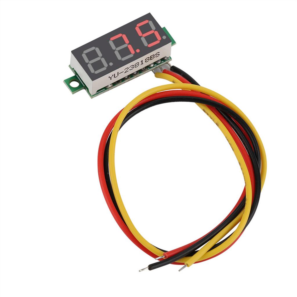 1pc Digital 0.28 LED Display Voltmeter DC Current Meter Panel 0 100V (Red)