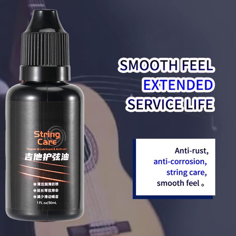 Масло для смазки накладки гитары Смазка струн и накладки Очиститель и смазка для гитарных струн Для гитары, бас-гитары, альт China Mainland