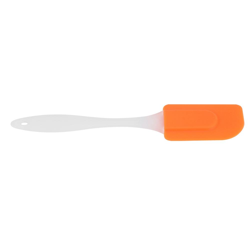 Silicone Spatulas   Cream Scraper Heat Resistant Kitchen Cake Baking Mixing Tool(Red)
