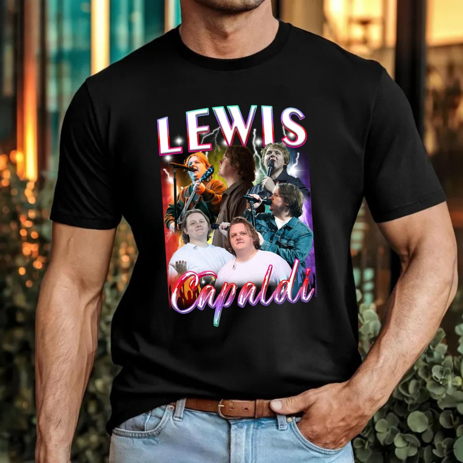 Lewis Capaldi UK Tour 2026 Bootleg T-Shirt Pop Singer Music Concert Gift Tee Top S