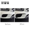 Auto Styling Carbon faser Nebelscheinwerfer Licht Kühlergrill Lip Splitter Bumper Spoiler Aufkleber Für Mercedes Benz GLB X247