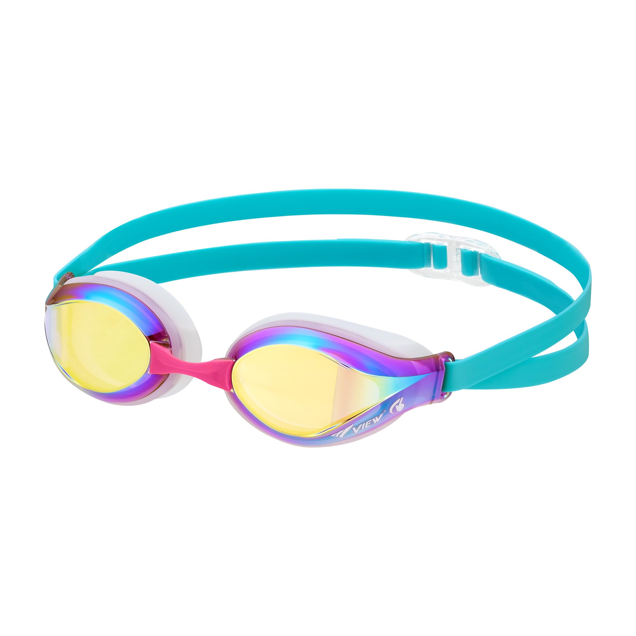 

View Swimming Goggles with Mirrored Curved Your First Racing Ultimate Junior Racing Made in Ages V260JYSAM VOGO Violet Lenses, Goggles, Low-Deflection