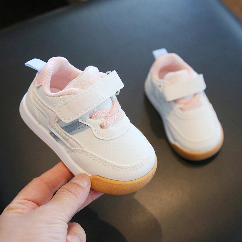 Fashion Baby Shoes 2025 Autumn New Kids Sneakers Simple Girls' Casual Shoe Soft Soled Boys Shoes Anti Slip Child First Walkers
