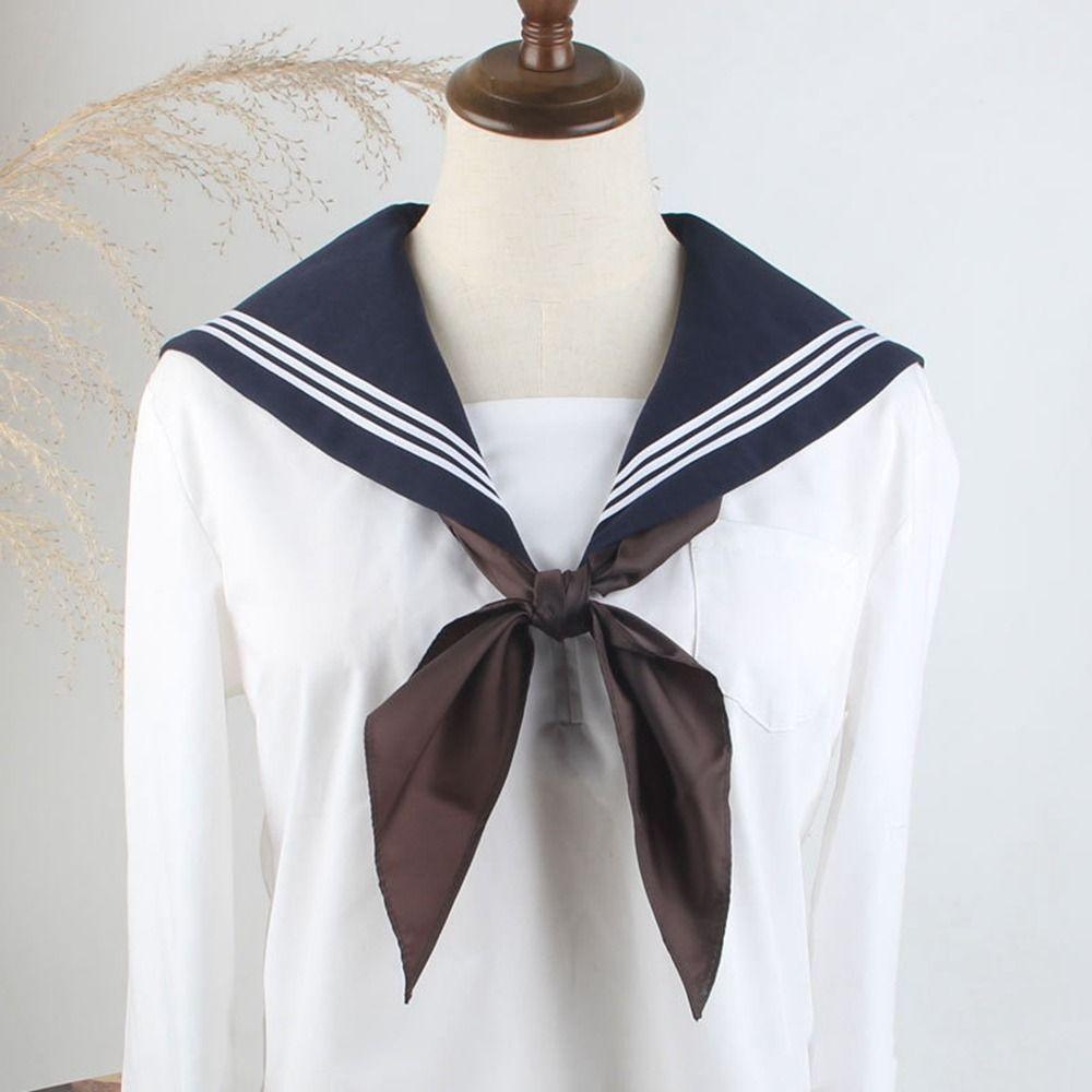 College Style Cravat Neck Ties for School Costume Japanese Bow Tie Small Bowtie Sailor Uniform Ties Triangle Scarf