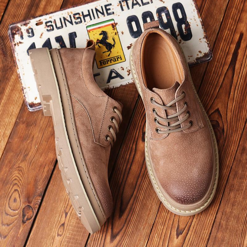 Outdoor Men Casual Shoes British Style Formal Shoes Luxury Brand Oxfords Classic Office Wedding Shoes Leather Work Oxford Shoes