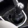 Gear Shift Cover, 5 Speed Gear Shift Stick Knob Dust Proof Cover Gaiter Boot Leather Replacement for Peugeot 207 307 406