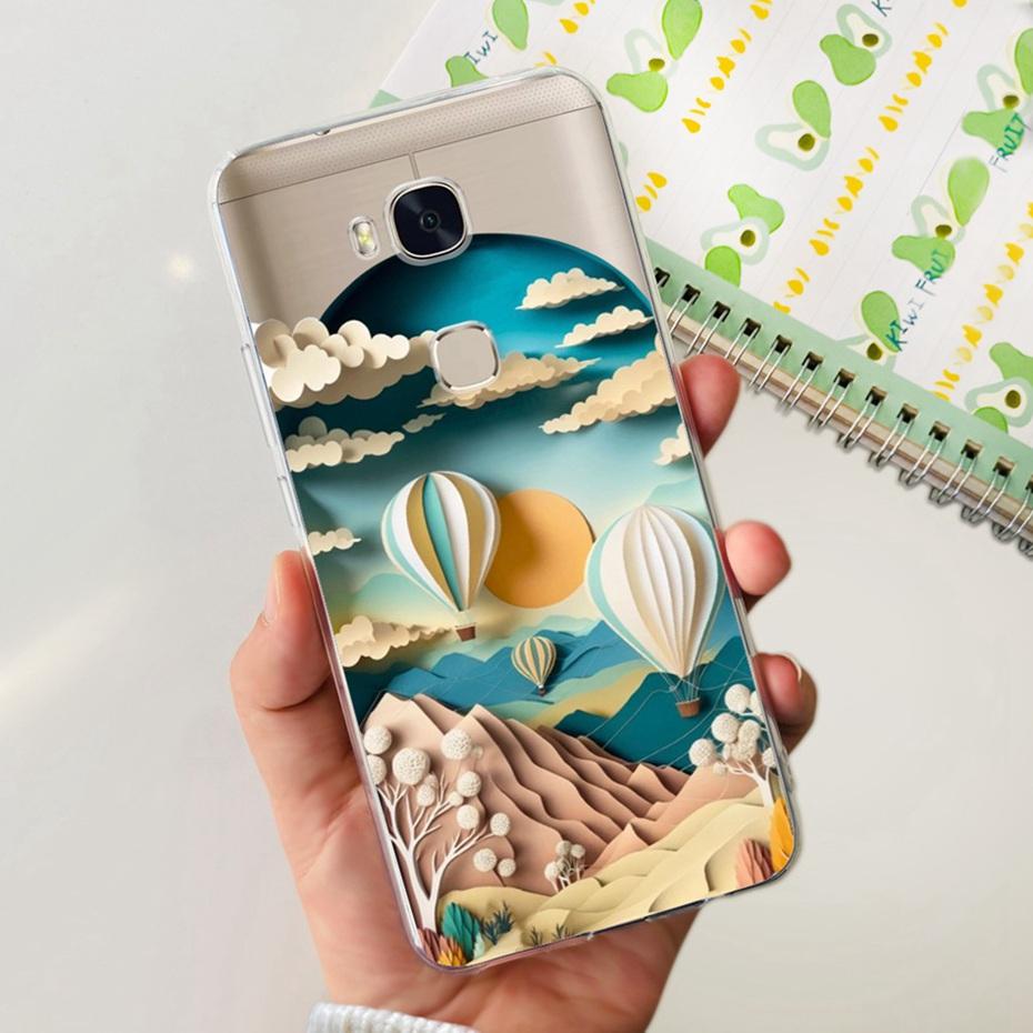 Lovely Printing Case For Huawei GR5 KII-L22 KII-L21 / GR5 2017 BLN-L21 BLN-L22 Soft Silicone TPU Back Cover Phone Cases