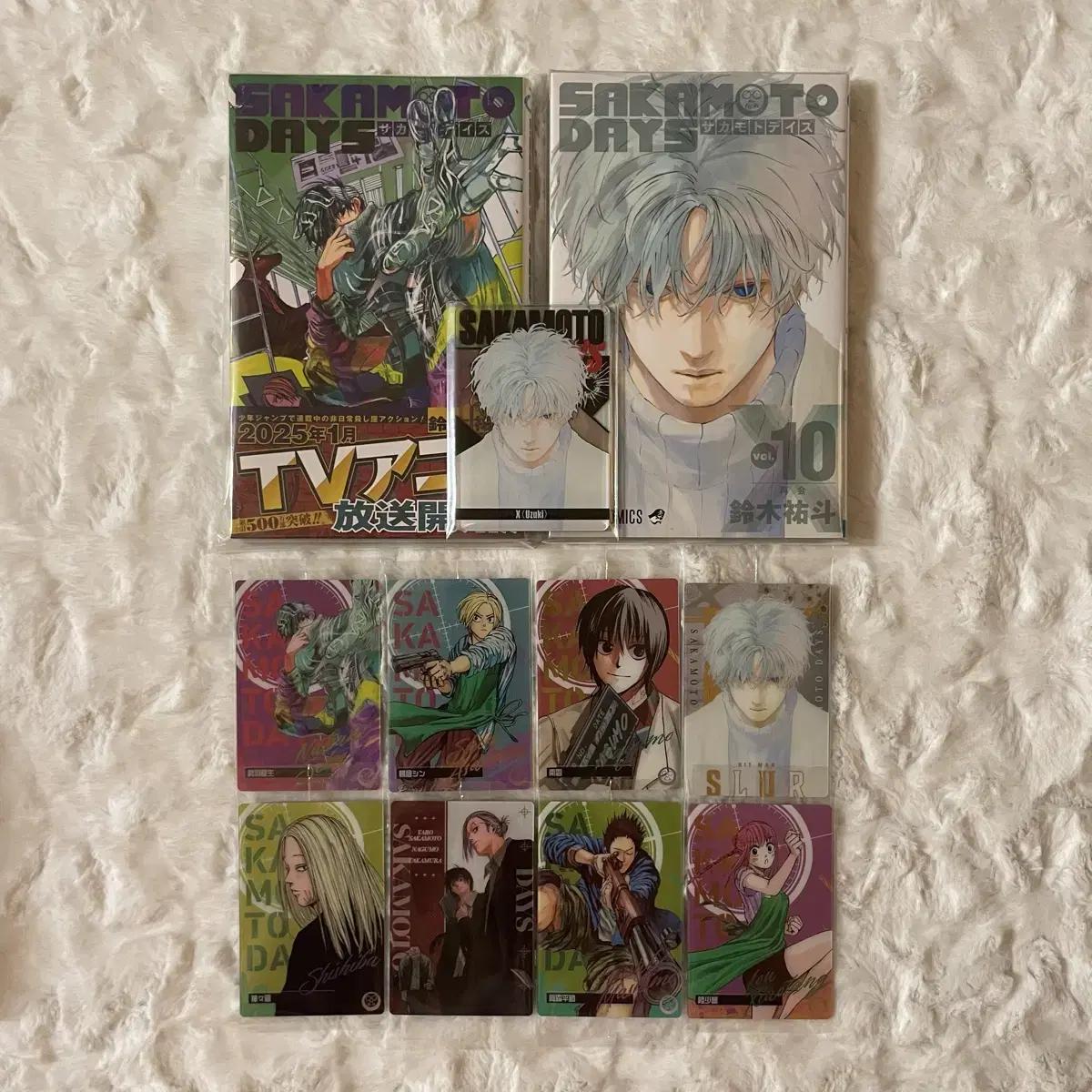 

Sakamoto Days Сакадей Узуки Нацуки Нагумо Син Вафельная Комикс Акриловая Карта