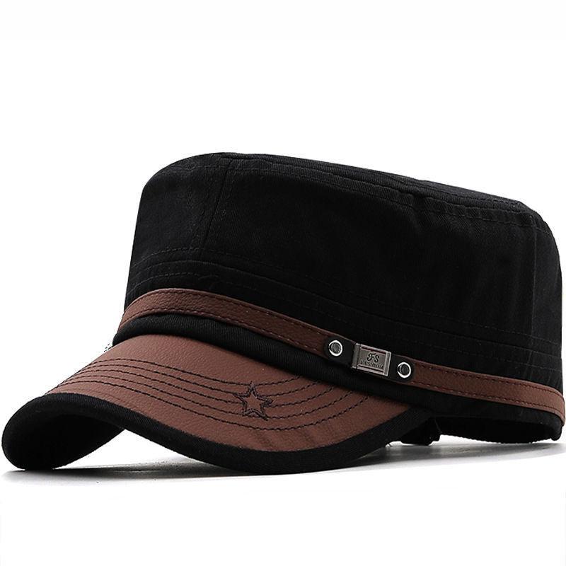 Men's and Women's Flat Top Hats Duck Tongue Hats in Spring Autumn and Winter Sun Hats Sun Hats