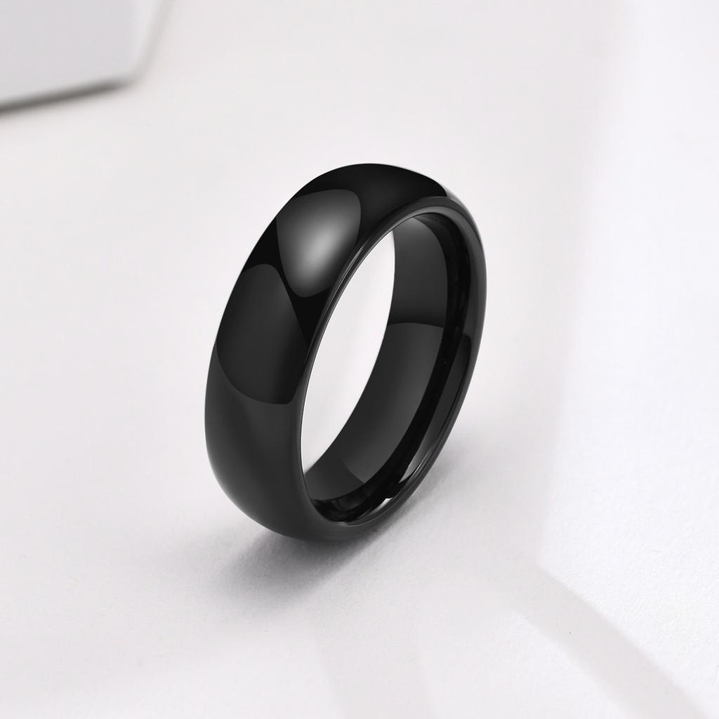 Vnox Anti Scratch Tungsten Wedding Rings for Women Men Simple Classic Wedding Bands for Couples Basic Jewelry