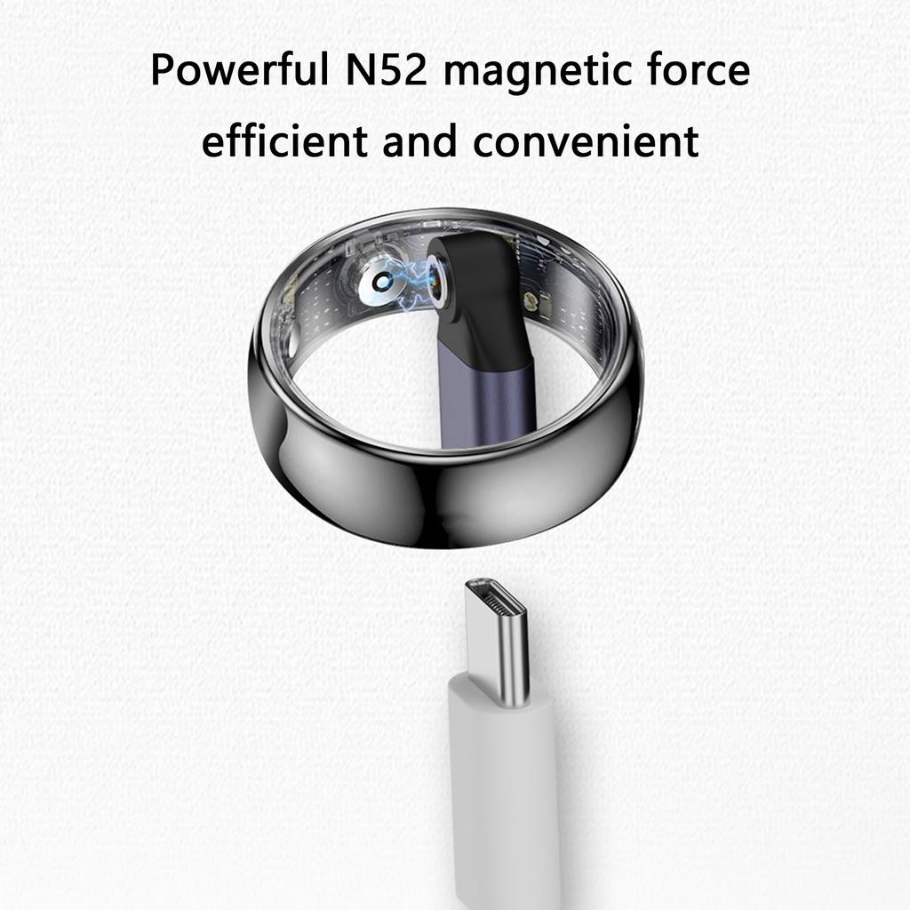 MultiDevice Magnetic Charging Adapter For Intelligent Rings Metal Built Charging Adapter Secure Contact Instantly Setups