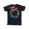 Marvel Womens/Ladies Avengers Christmas Wreath Cotton Boyfriend T-Shirt