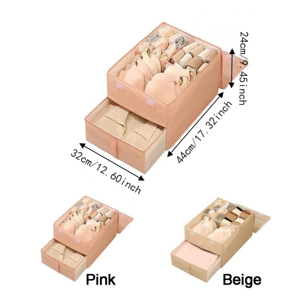Large Capacity Underwear Storage Box Drawer Type Wardrobe Storage Box  Blanket