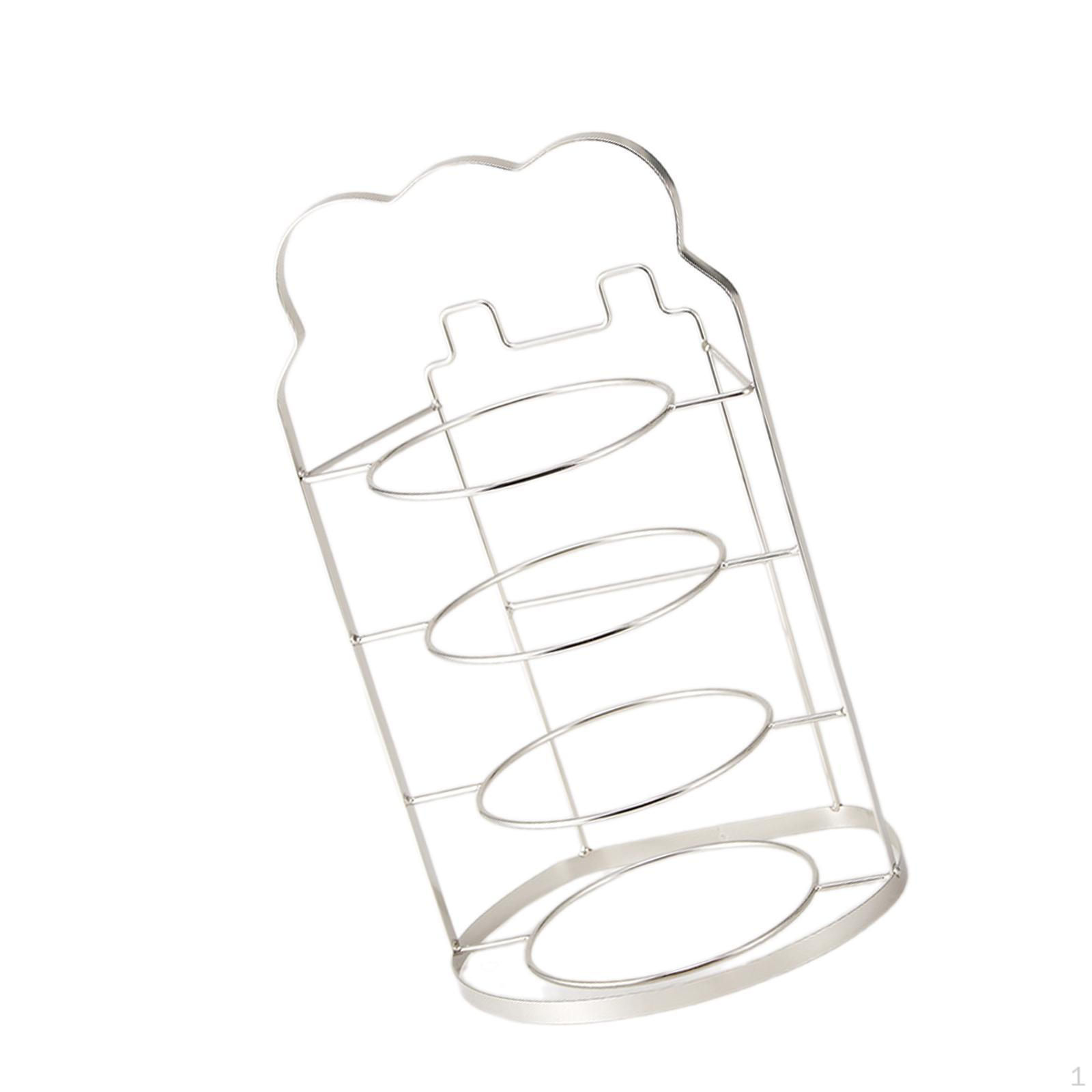 

Подставка для посуды, экономящая место, многоцелевой держатель для кухонных тарелок Argent 4 Layer