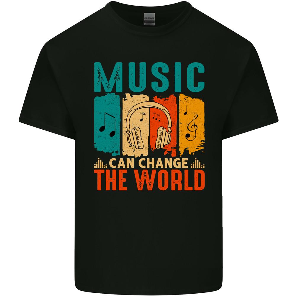 Music Can Change the World Mens Light Cotton T-Shirt Unisex T-Shirt S