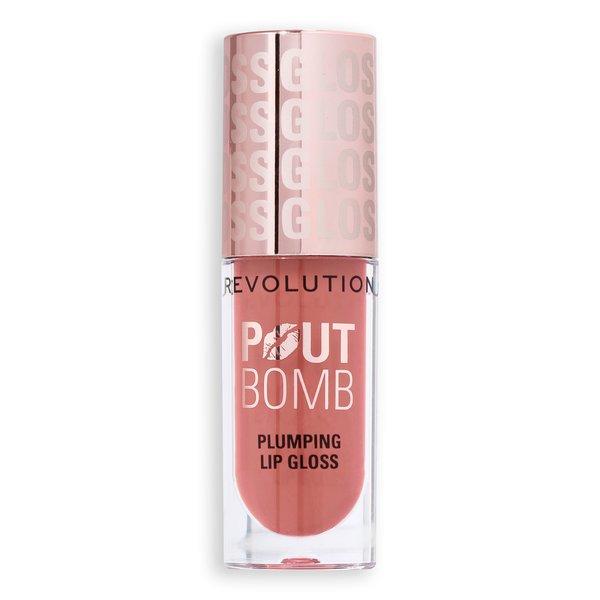 Revolution Pout Bomb Doll Warm Nude Lip Gloss