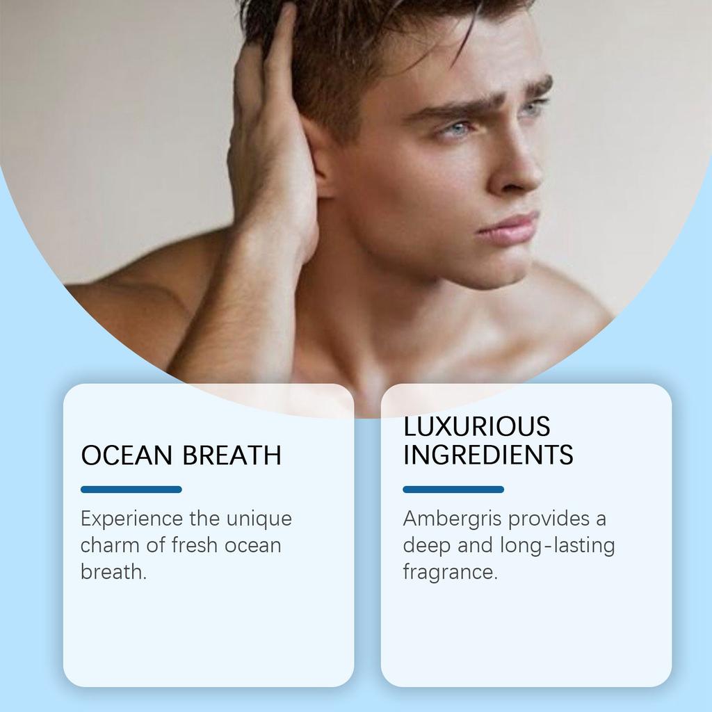 Men's Perfume Light Blue Perfume Ocean Men The Unique Makes It Stand Out Showing Masculine Charm And Elegant Temperament30ML
