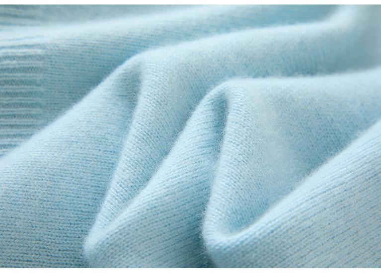 Patchwork Lapel Cashmere Sweater: Women's Slimming Knitwear Pullover
