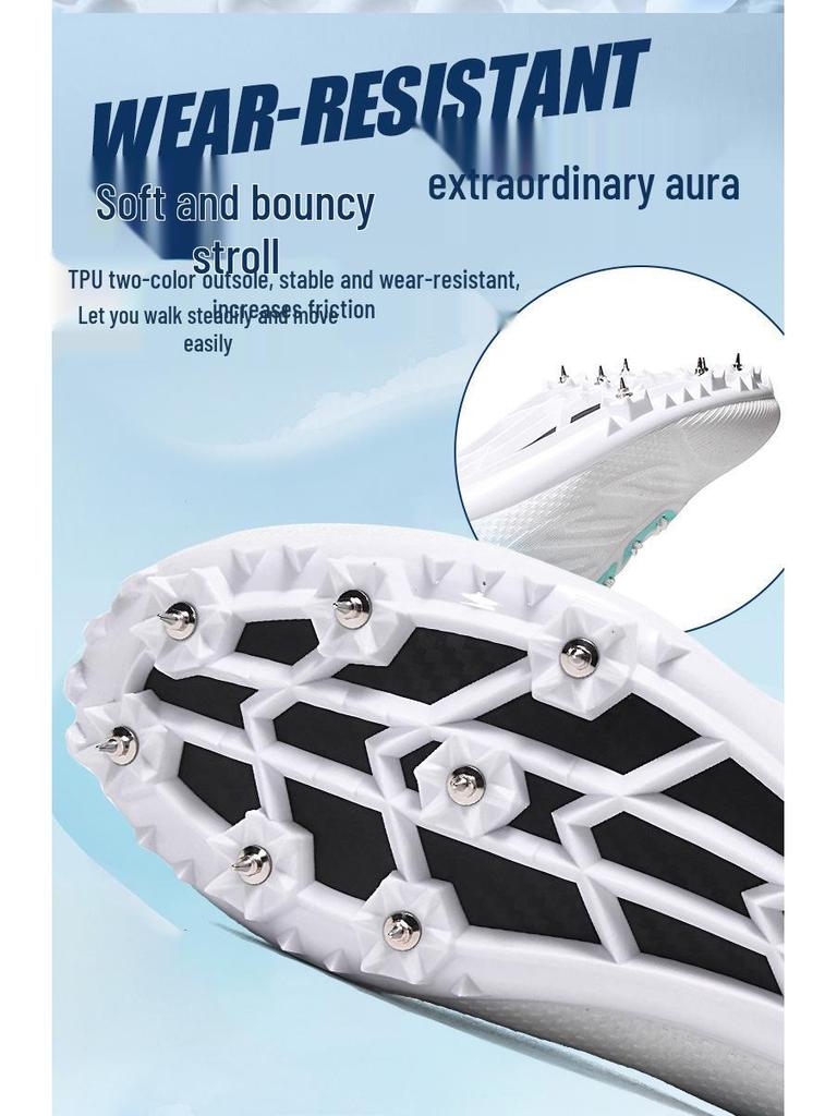 High School Track & Field Shoes for Short/Long-Distance, High Jump, Long Jump, with Spikes