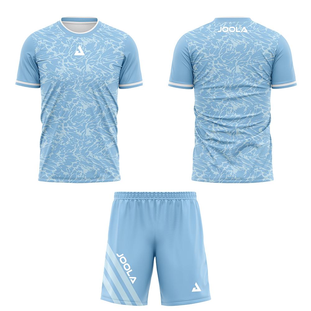2026 Traspirante Asciugatura Rapida Abbigliamento da Tennistavolo da Uomo Set T-shirt a Maniche Corte e Pantaloncini Pantaloncini da Badminton con Coulisse e Tasca