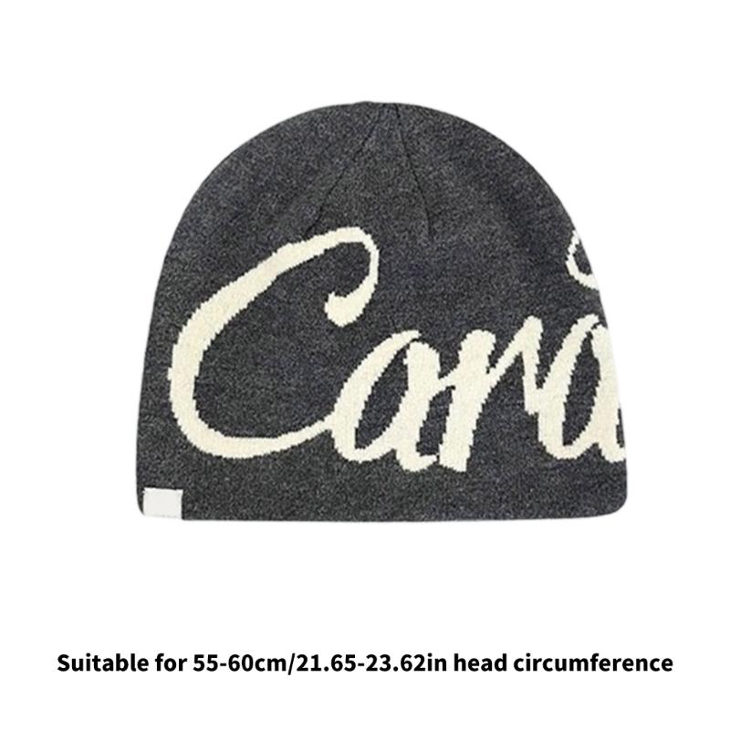 Acrylic Knit Beanies Star Print Stretchable Fit Winter Hat For Men Women Casual Cap Unisex Soft Warm Outdoor Activities
